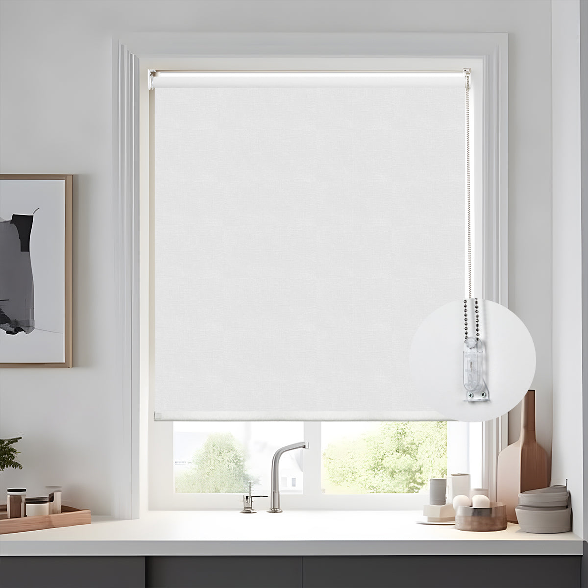 Blackout Jacquard Roller Shades