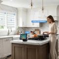 KALIA smart zebra shades for kitchens with adjustable light control