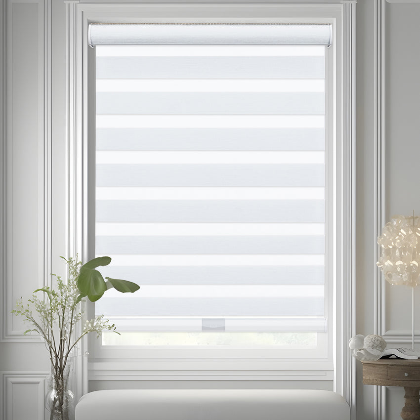 Upgrade your space with cordless zebra blinds jacquard blinds