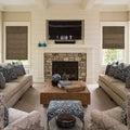 Natural Woven Linen Roman Shades