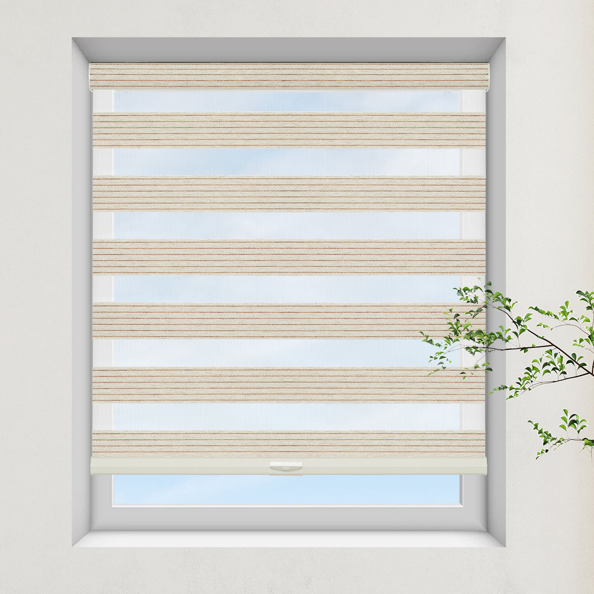 Natural Woven Zebra Blinds