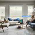 Motorized Light Control Zebra Blinds