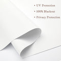 No Drill No Tools Plain Fabric Blackout Roller Shades