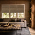 Natural Woven Linen Roman Shades