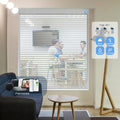 Motorized light filtering Shangri-La shades 