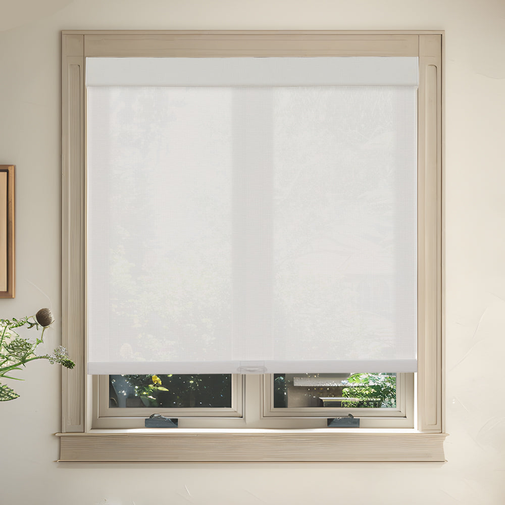 Bamboo-Look Roller Shades