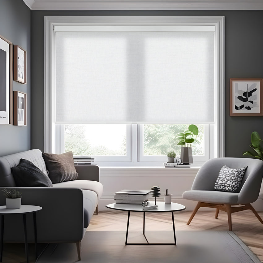 Roller Shades With Jacquard Pattern