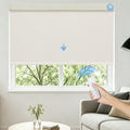 KALIA Motorized 1% Openness Basic Solar Shades with Remote Control