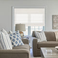 Natural Woven Linen Roman Shades