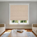 Soft Harvest Linen Roman Shades