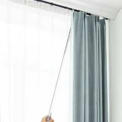 Bob Clear Acrylic Drape Wands Set of 2pcs — hardware detail