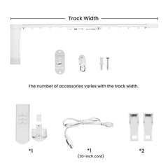 Jason Custom Motorized Curtain Track — hardware detail