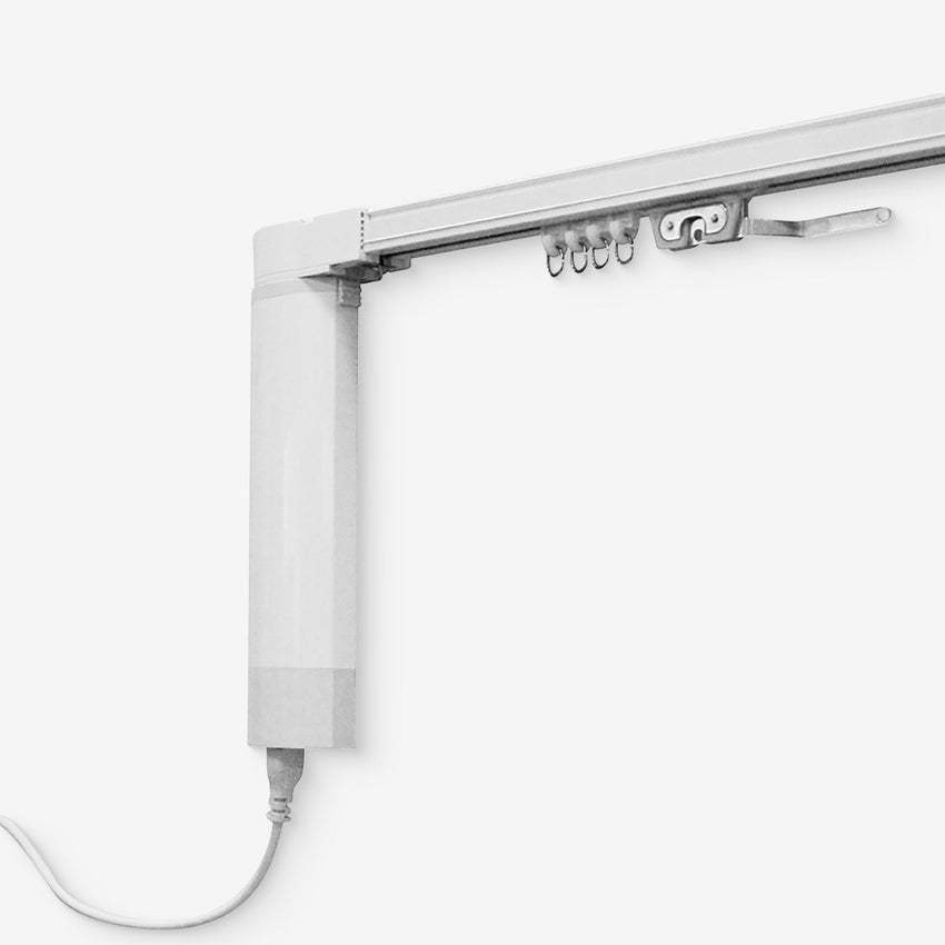 Jason Custom Motorized Curtain Track — hardware detail