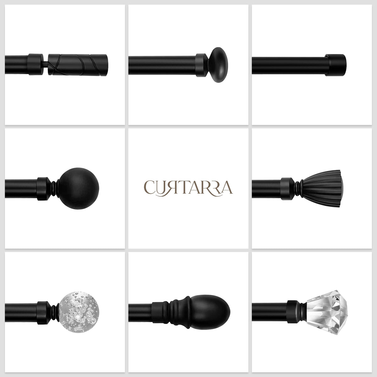 John Custom Curtain Rods — hardware detail