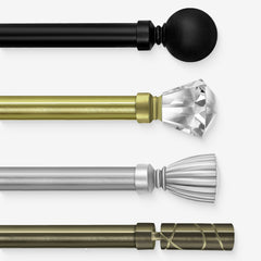 John Custom Curtain Rods — hardware detail
