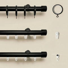 Rex Custom Traverse Rods — hardware detail