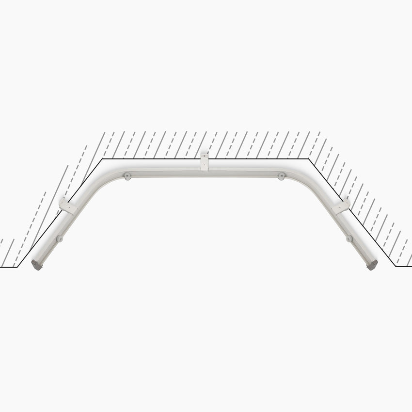 Robin Bendable Custom Curtain Tracks — hardware detail