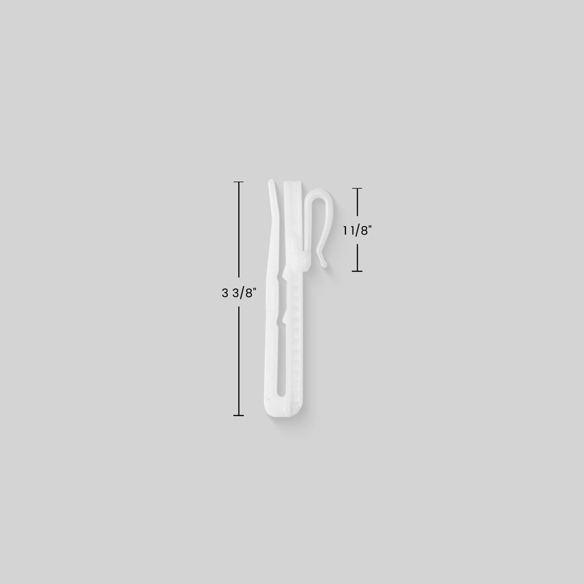 Zac Curtain Hooks Set of 14pcs — hardware detail