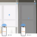 Day and Night Light Control with Motorized 5% Openness Basic Solar Shades