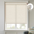 No Drill No Tools Linen Roller Shades