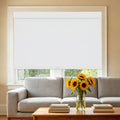 No Drill No Tools Plain Fabric Blackout Roller Shades