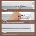 No Drill No Tools 1" Mini Blinds
