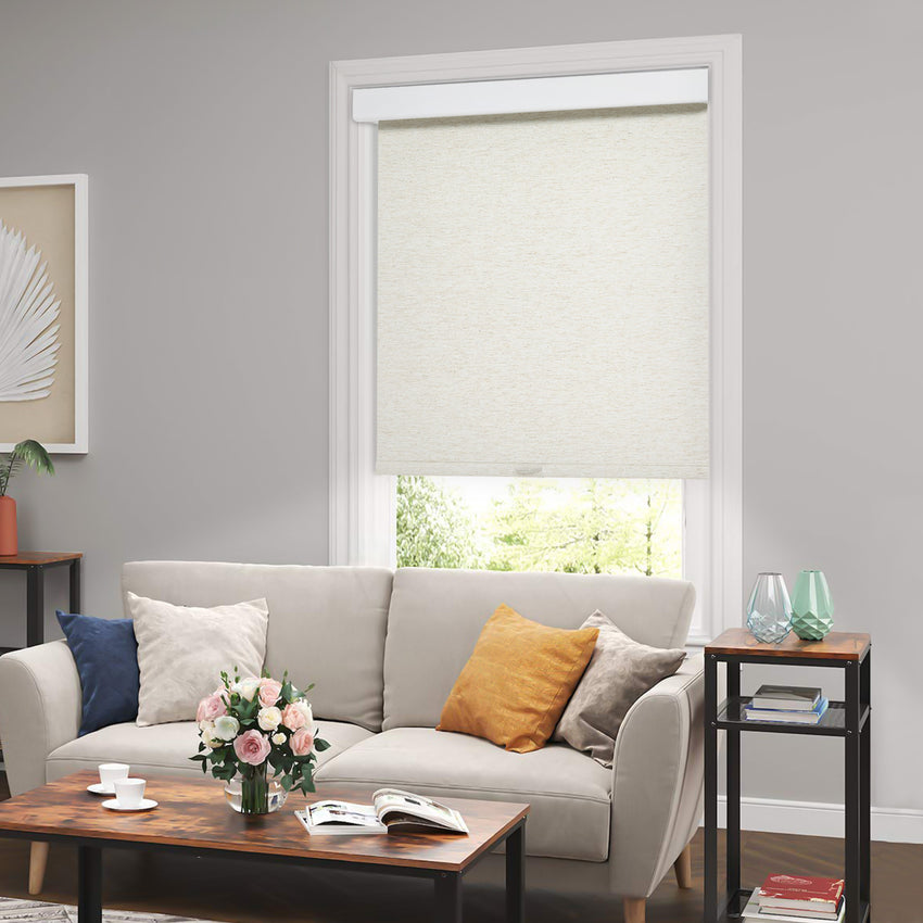 Linen Fabric Roller Shades