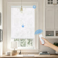 KALIA Motorized 5% Openness See-Through Solar Shades with Remote Control