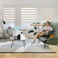 No Drill No Tools Double-layer Zebra Shades