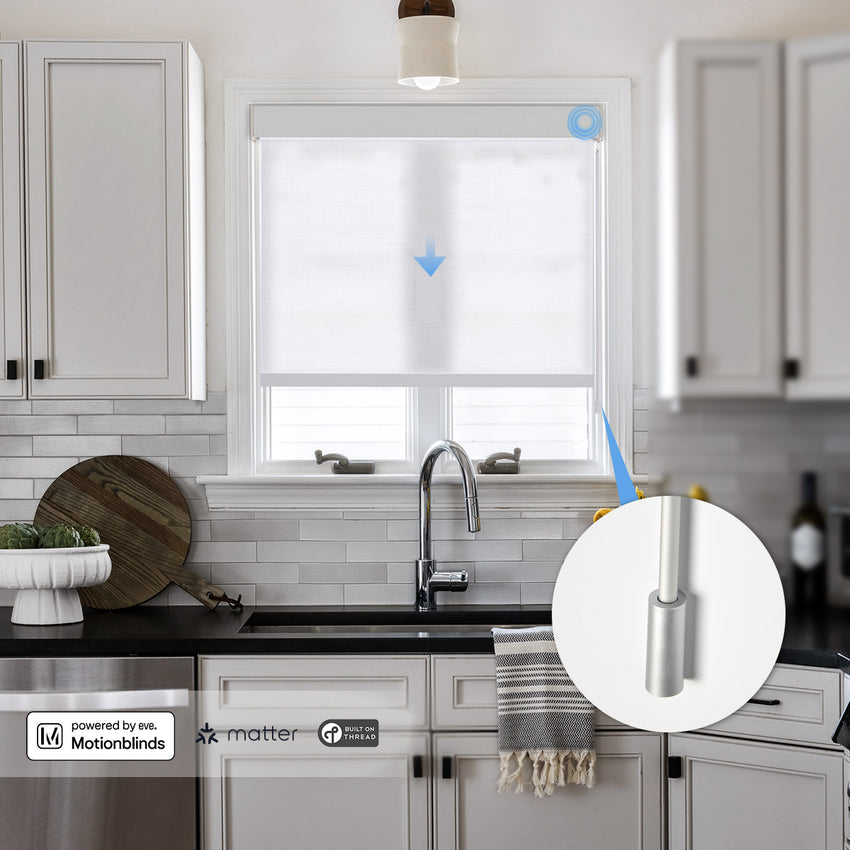 Eve Motionblinds Motorized Light Filtering Roller Shades