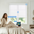 Motorized 3% Openness Basic Solar Shades for bedroom