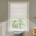 Natural Woven Linen Roman Shades