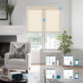 KALIA Light filtering motorized roller shades with intelligent app voice and schedule control