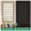 natural woven blinds with light control