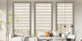 natural woven zebra blinds  with UV protection