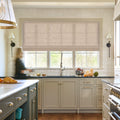 Soft Harvest Linen Roman Shades