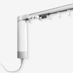 Jason Custom Motorized Curtain Track — hardware detail