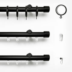 Rex Custom Traverse Rods — hardware detail