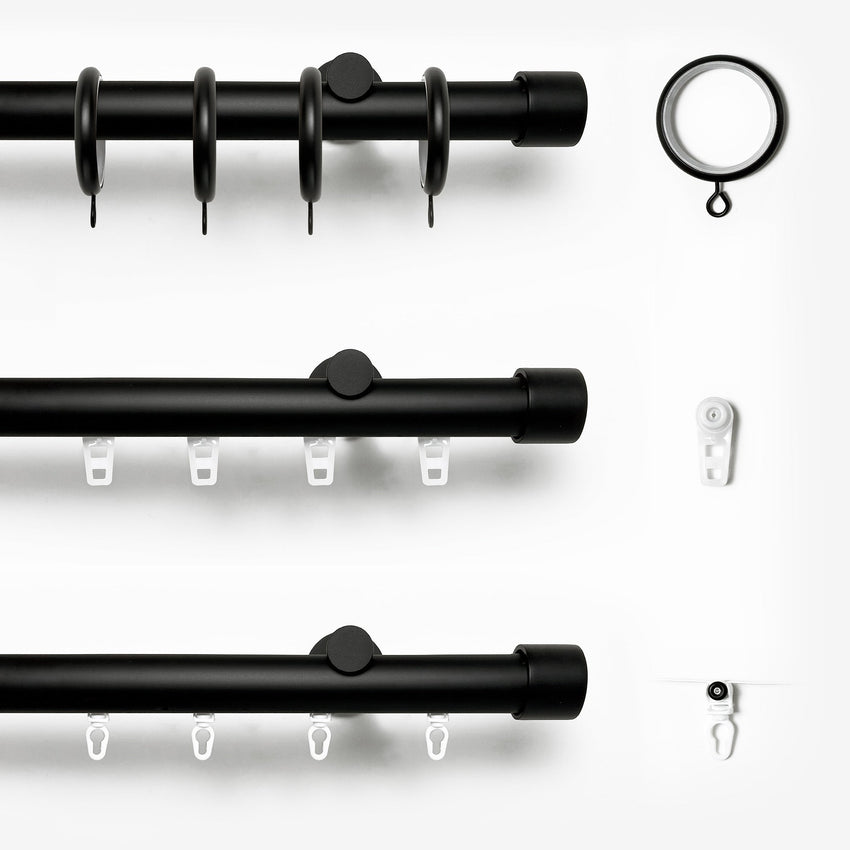 Rex Custom Traverse Rods — hardware detail