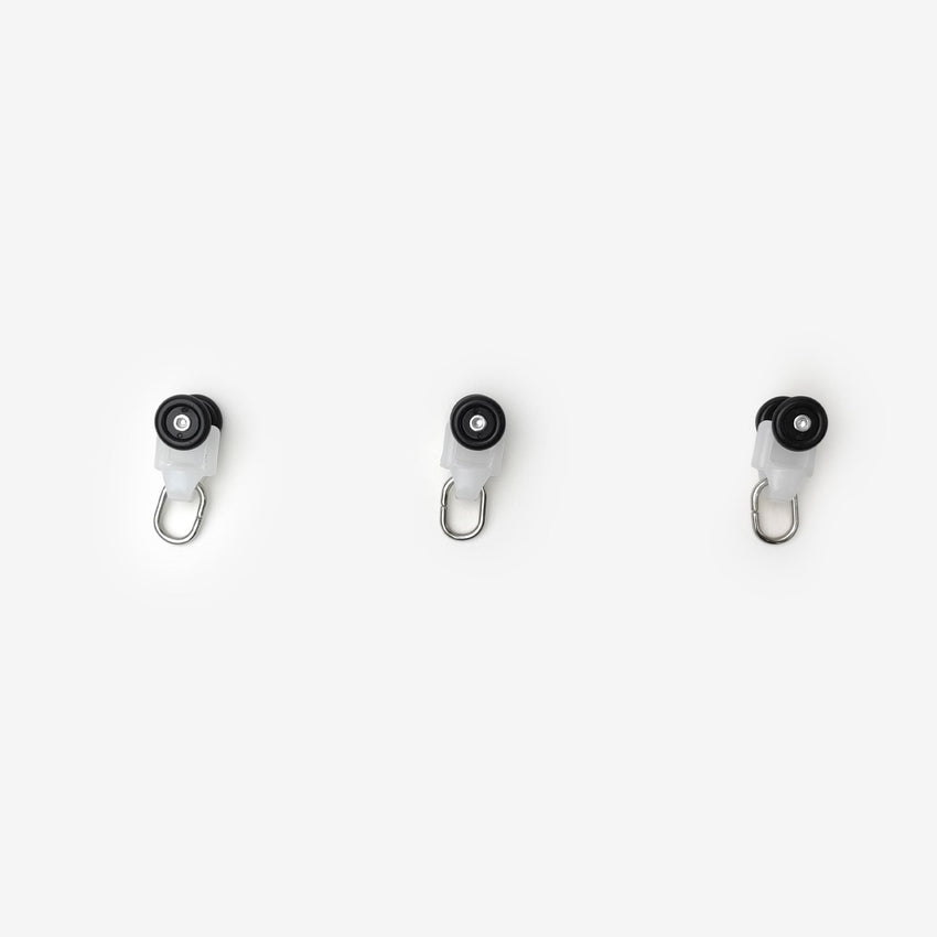 Ron Curtain Track Runner with Carrier — hardware detail